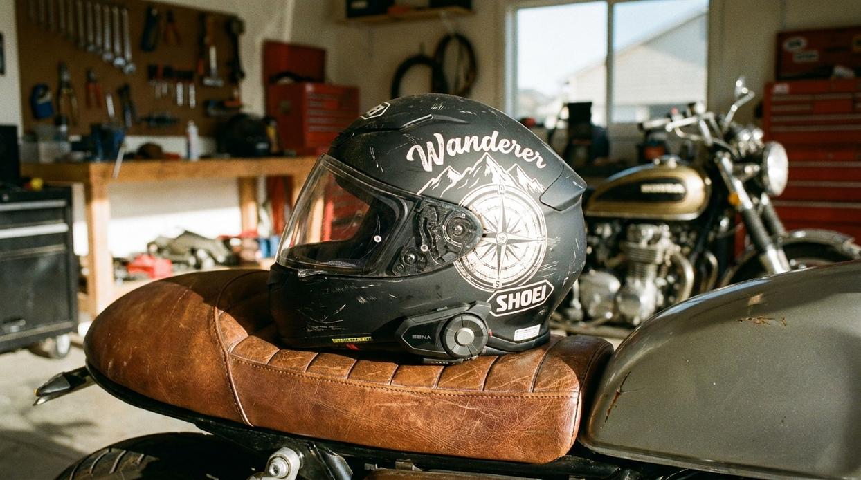 motorbike helmet